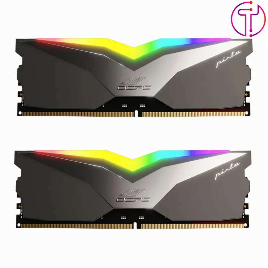 رم او سی پی سی PISTA TITAN RGB 32GB 16GBx2 4800MHz CL40 DDR5