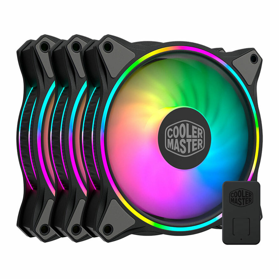 فن کیس کولر مستر MASTERFAN MF120 HALO بسته 3 عددی
