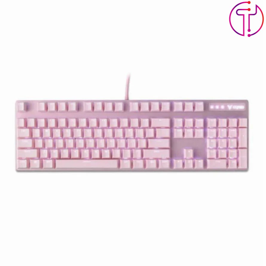 کیبورد گیمینگ مکانیکال رپو V500PRO Pink