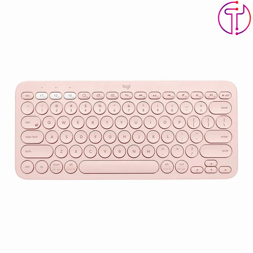 کیبورد بلوتوث لاجیتک K380 Rose