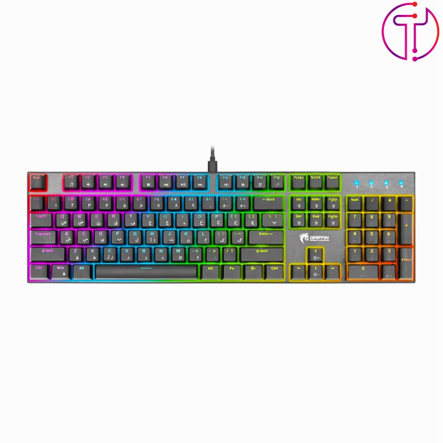 کیبورد مکانیکال گیمینگ گرین GK802 RGB