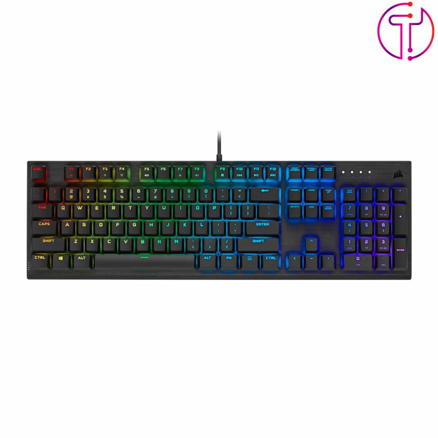 کیبورد مکانیکال گیمینگ کورسیر K60 RGB PRO Cherry Viola